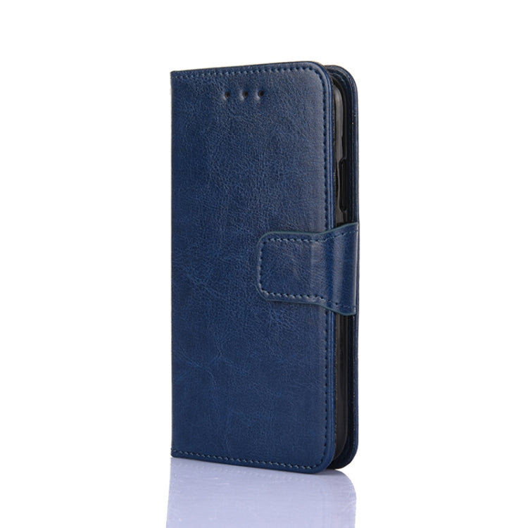 Para Huawei Nova 8 SE Cristal Texture Funda de cuero Horizontal Flip con soporte y tragamonedas de tarjetas y billetera (azul real)