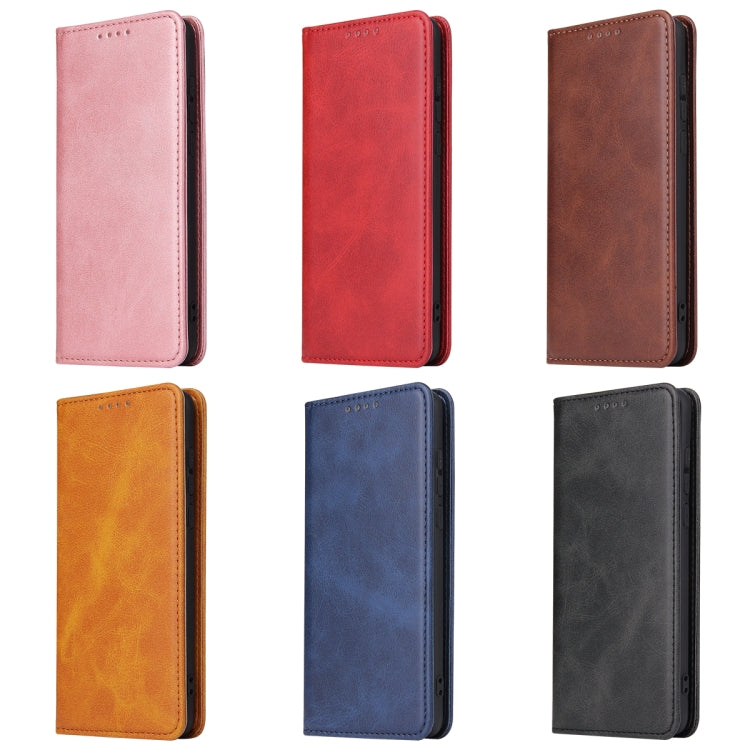 Para Huawei P30 TEXTURE TEXTURE MAGNETIC Horizontal Flip Funda de cuero con soporte y ranuras para tarjeta y billetera (marrón)