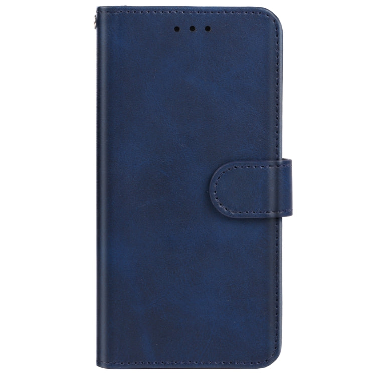 Caja de Cuero para Teléfono Lenovo K13 (Azul)