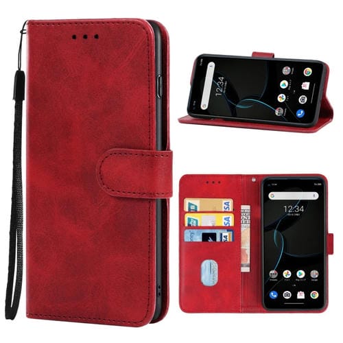 Funda Telefónica de Cuero ZTE Libero 5G Protección (Rojo)