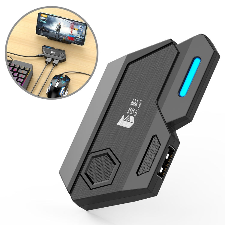 Teclado Convertidor de Ratón Gamwing Mixse Bluetooth 5.0 Juego Herramienta Auxiliar