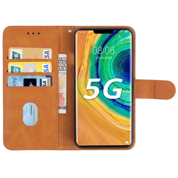 Funda Telefónica de Cuero para Huawei Mate 30E Pro 5G (Brown)