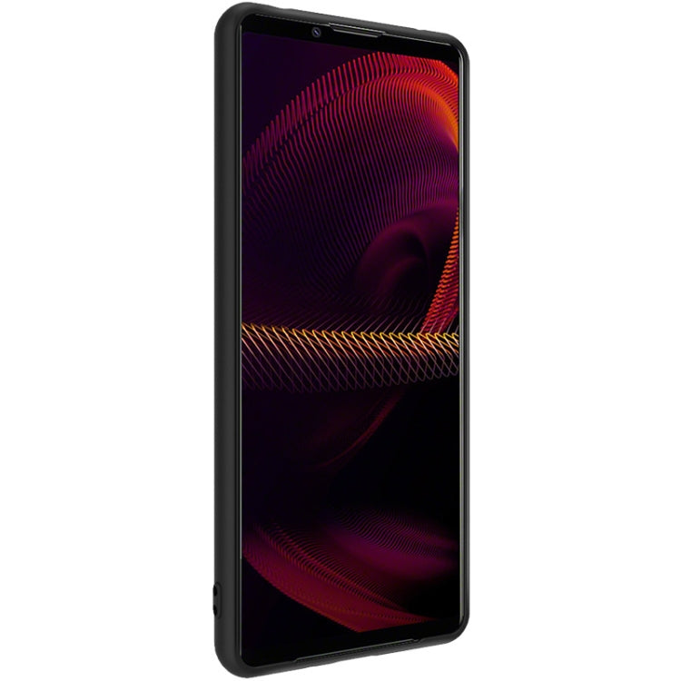 Para Sony Xperia 5 III IMAK LX-5 serie PC + Funda TPU con protector de pantalla (textura de fibra de carbono)