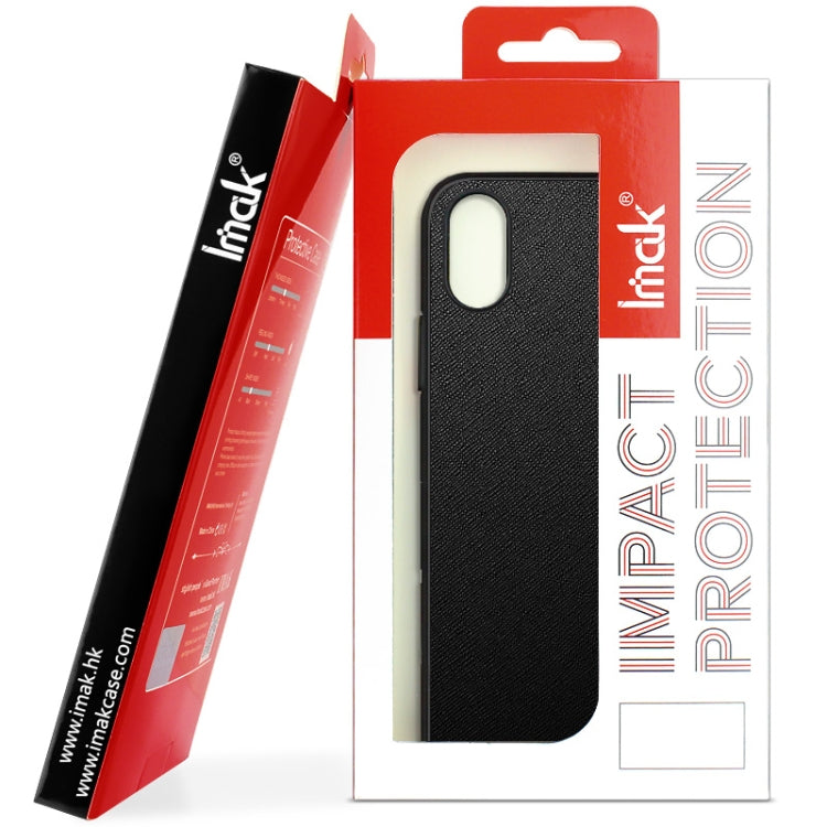 Para Sony Xperia 5 III IMAK LX-5 serie PC + Funda TPU con protector de pantalla (textura de fibra de carbono)