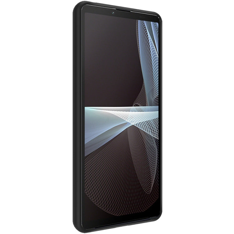 Para Sony Xperia 10 III IMAK LX-5 serie PC + Funda TPU con protector de pantalla (textura cruzada)