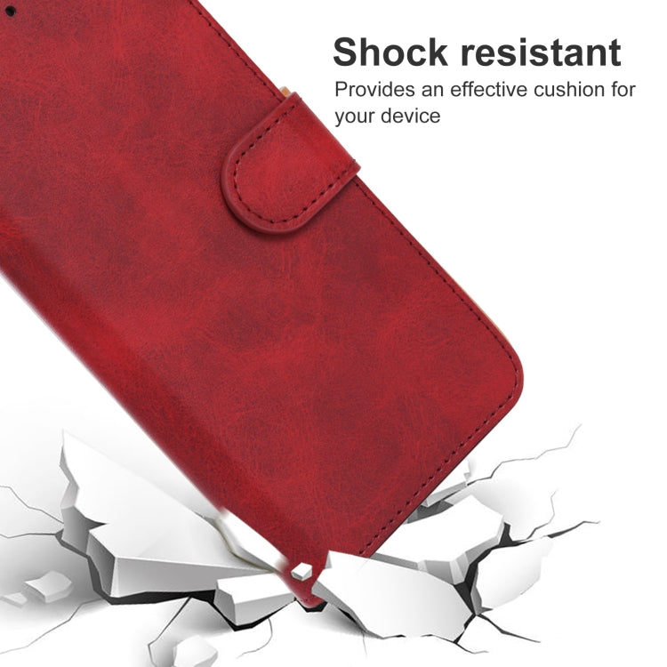 Estuche de Cuero para Honor 8A Pro Protección Teléfono (Rojo)