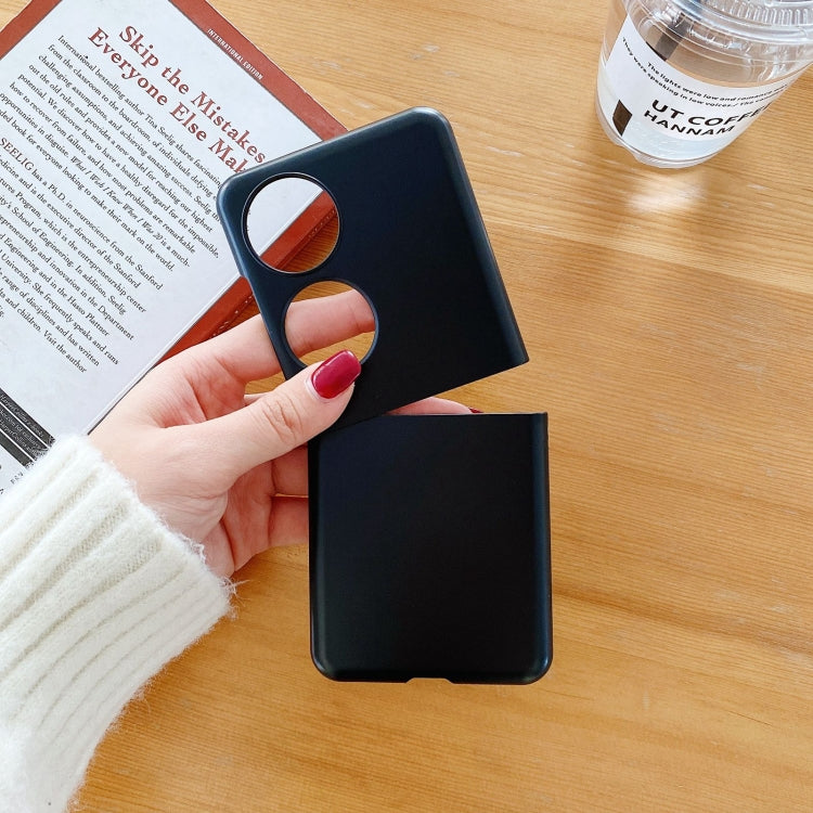 Funda para Huawei P50 Pocket Frosted PC Teléfono Plegable (Negro)