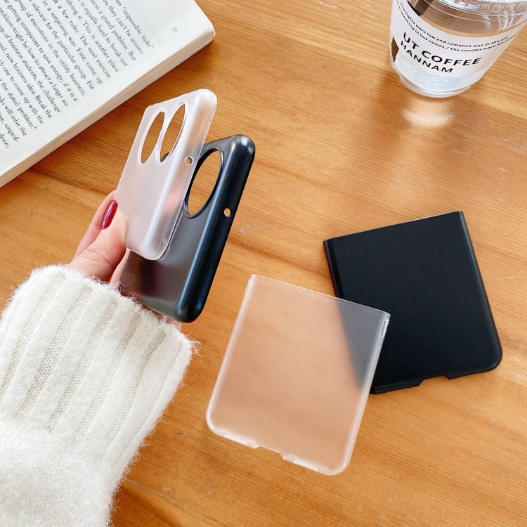 Funda para Huawei P50 Pocket Frosted PC Teléfono Plegable (Negro)