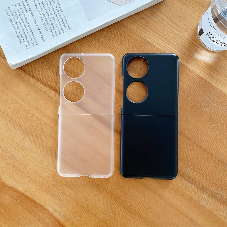 Funda para Huawei P50 Pocket Frosted PC Teléfono Plegable (Negro)