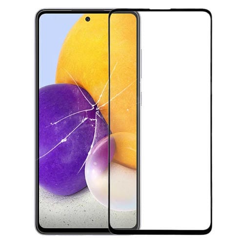 Pantalla Frontal Samsung Galaxy A72 Lente de Vidrio Exterior con Adhesivo OCA (Transparente)