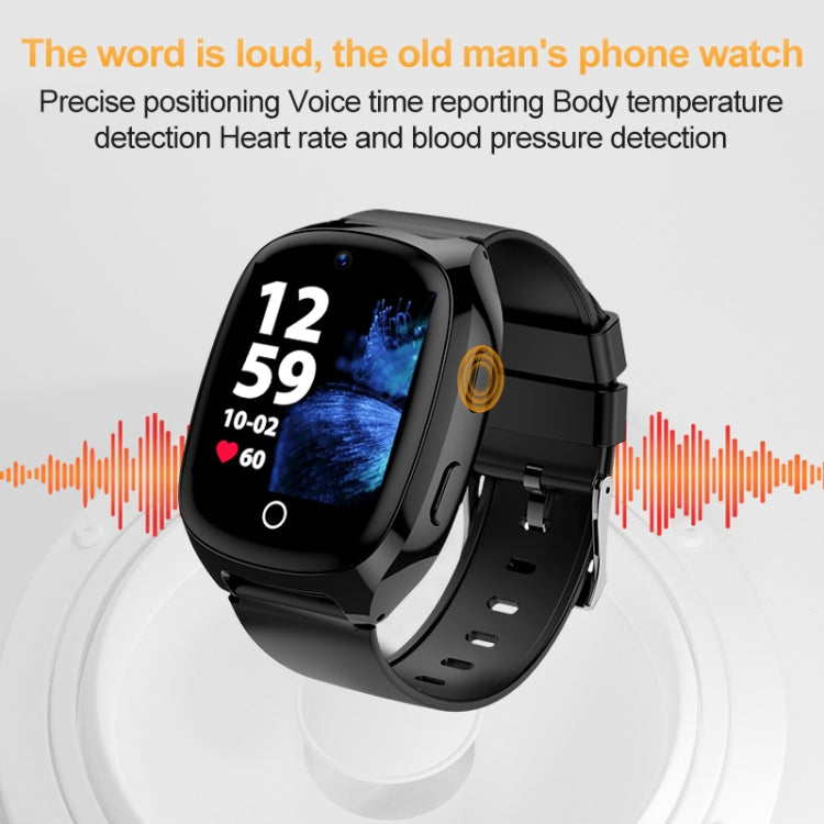 Reloj Inteligente D300 con Pantalla IPS 1,54", Seguimiento, Posicionamiento, Temperatura y Videollamadas 4G (Negro)
