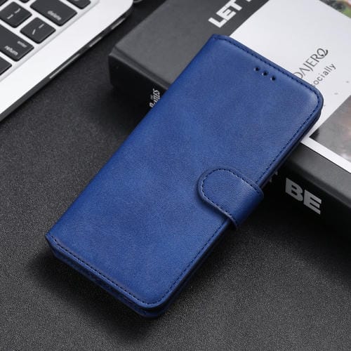 Para Xiaomi POCO X4 PRO 5G Classic Calf Texture PU + TPU Caja de cuero Horizontal Flip (Azul)
