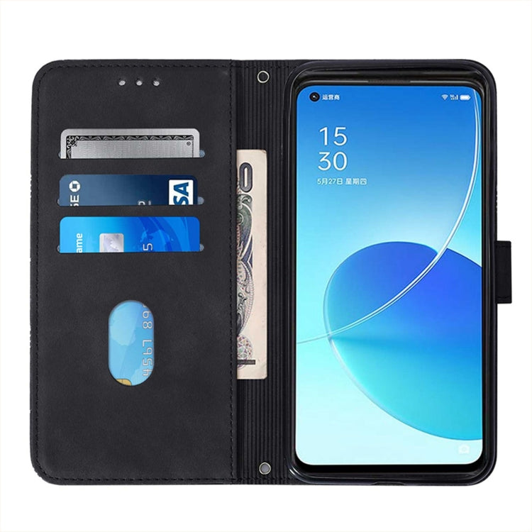 Funda Telefónica de Cuero para Tecno Spark Go 2021 Crossbody 3D En Relieve (Negro)