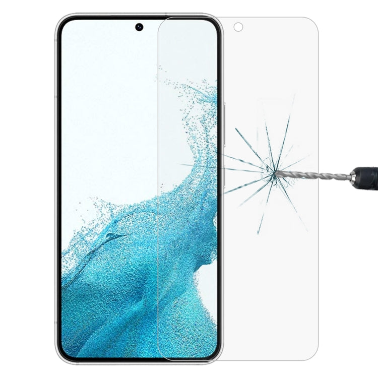 Para Samsung Galaxy S22 5G 0.26mm 9H 2.5D Película de vidrio templado, no se admite el desbloqueo de huellas dactilares