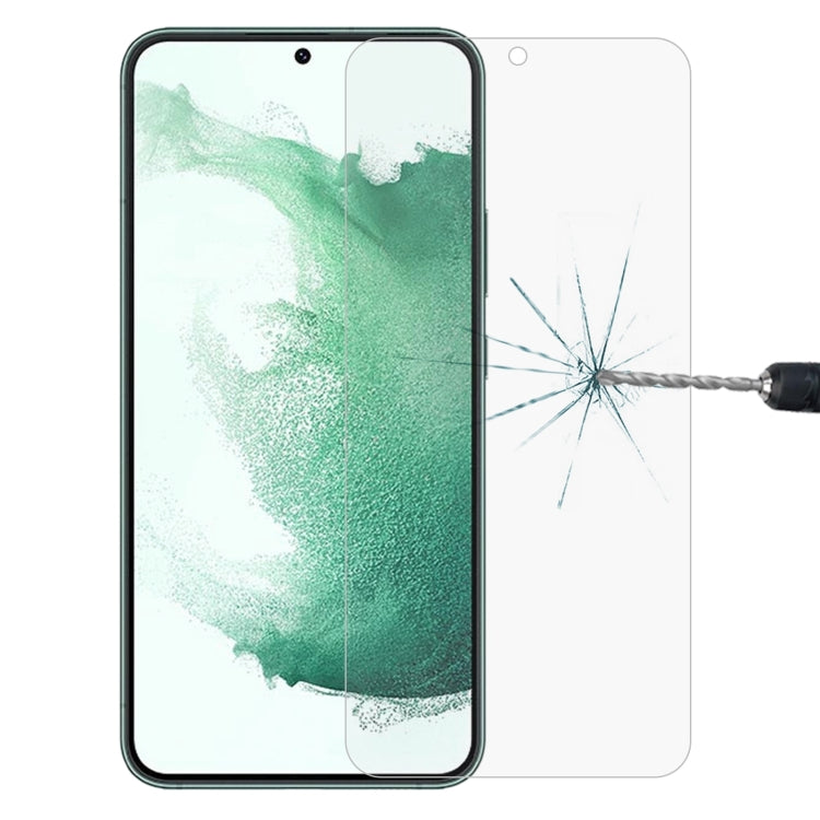 Para Samsung Galaxy S22+ 5G 0.26mm 9H 2.5D Película de vidrio templado, no se admite el desbloqueo de huellas dactilares