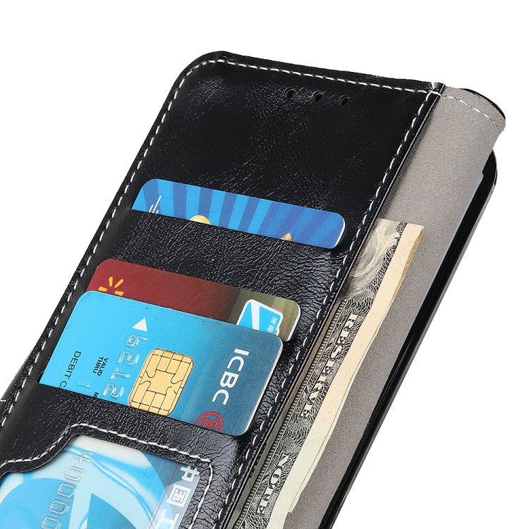 Para Samsung Galaxy M23 / F23 Retro Crazy Horse Texture Thebet Funda telefónica (Negro)