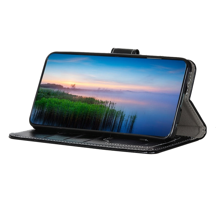 Para Samsung Galaxy M23 / F23 Retro Crazy Horse Texture Thebet Funda telefónica (Negro)