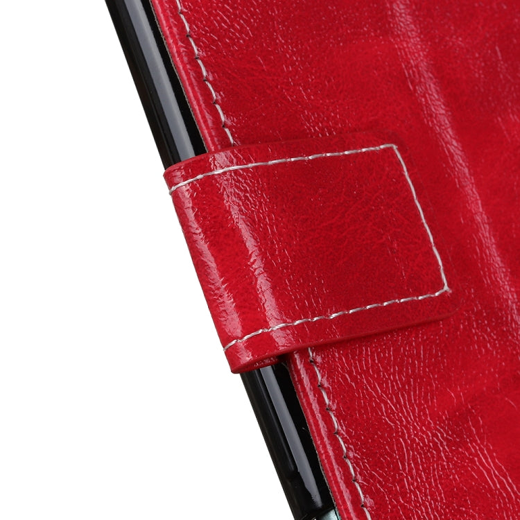 Para Samsung Galaxy M23 / F23 Retro Crazy Horse Texture Thebet Funda telefónica (rojo)