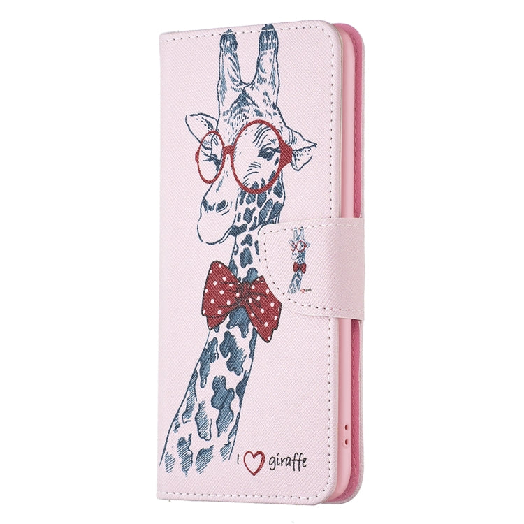 Para Sony Xperia 10 III Drawing Pattern Funcho de cuero (ciervo)