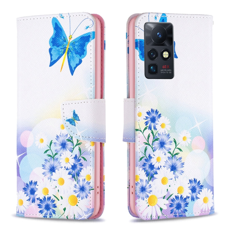 Para infinix cero x / x Pro Drawing Patrón de papel de cuero (amor de mariposa)