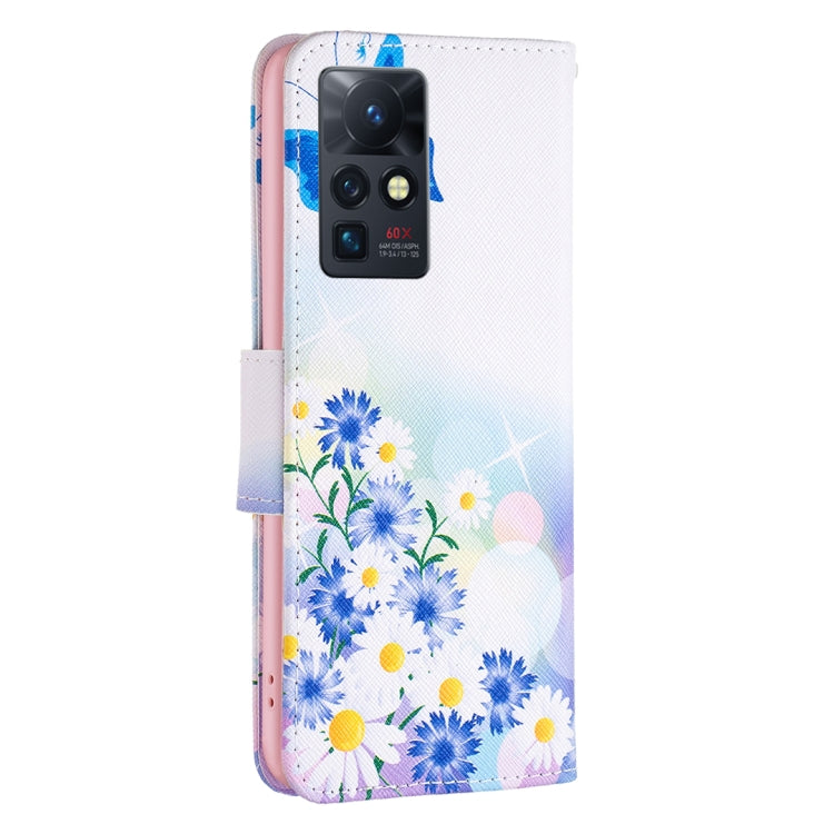 Para infinix cero x / x Pro Drawing Patrón de papel de cuero (amor de mariposa)