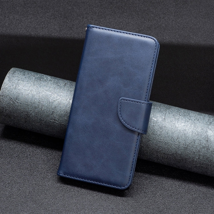 Para infinix cero x neo corderskin texture cuero caja de cuero (azul)