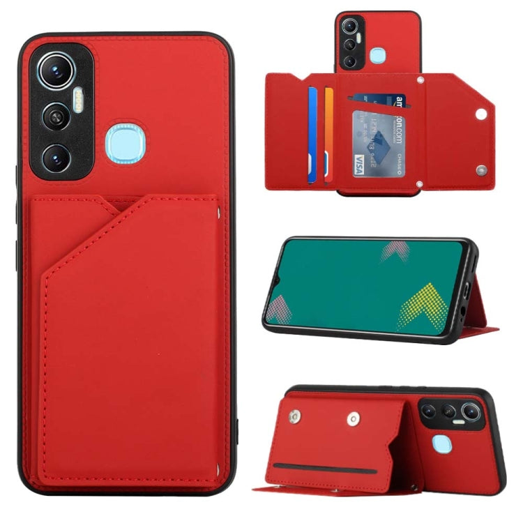 Para Infinix Hot 11 Skin Feel PU + TPU + PC Ph.