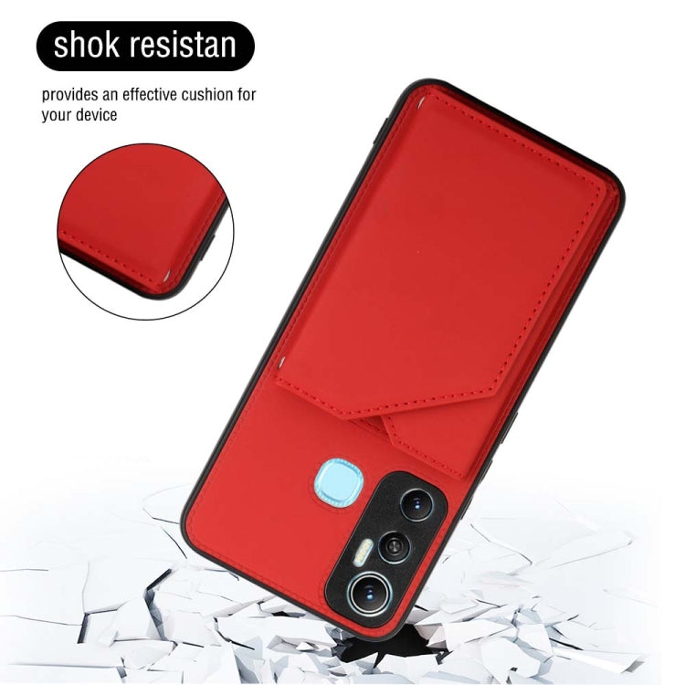 Para Infinix Hot 11 Skin Feel PU + TPU + PC Ph.