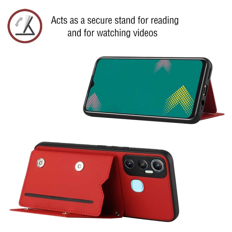 Para Infinix Hot 11 Skin Feel PU + TPU + PC Ph.