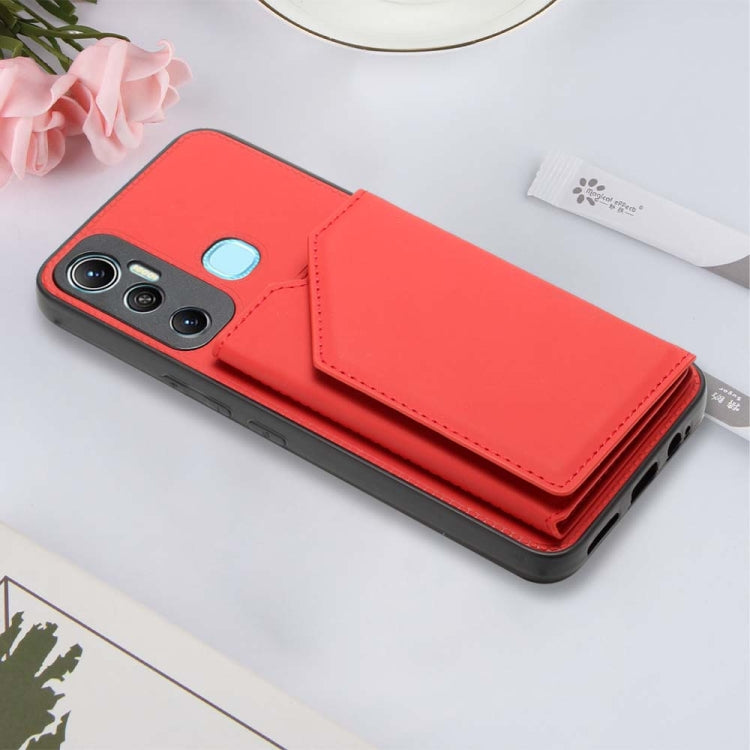 Para Infinix Hot 11 Skin Feel PU + TPU + PC Ph.