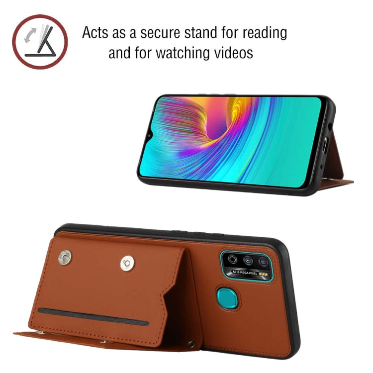 Para Infinix Hot 9 Play Skin Feel PU + TPU + PC Ph.
