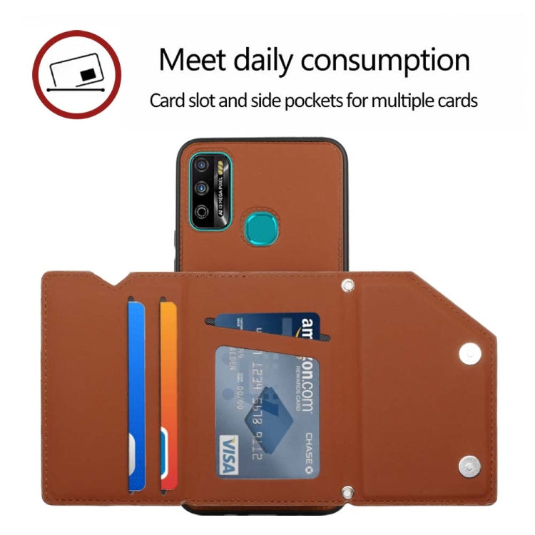 Para Infinix Hot 9 Play Skin Feel PU + TPU + PC Ph.