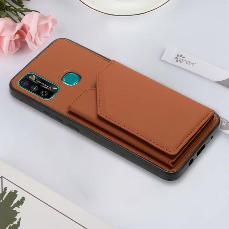 Para Infinix Hot 9 Play Skin Feel PU + TPU + PC Ph.