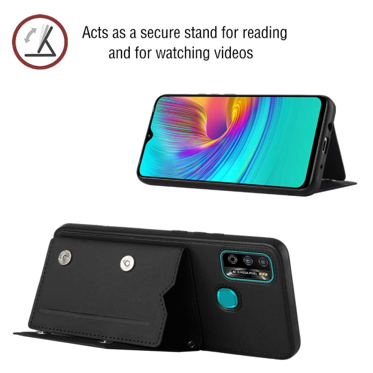 Para Infinix Hot 9 Play Skin Feel PU + TPU + PC Ph.