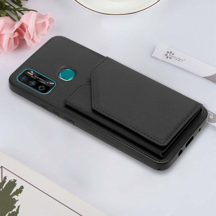 Para Infinix Hot 9 Play Skin Feel PU + TPU + PC Ph.