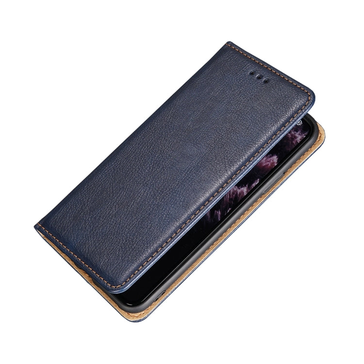 Para Infinix Hot 11S X6812 Case de teléfono de cuero magnético de color puro (negro)
