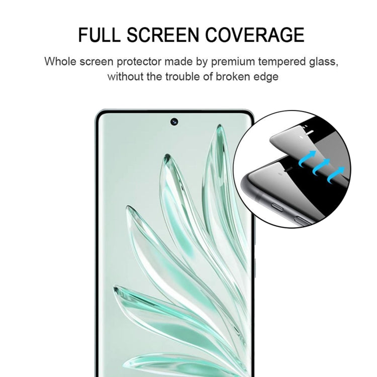 3D Curved Edge Full Screen Tempered Glass Film For Honor 70 Pro / 70 Pro+