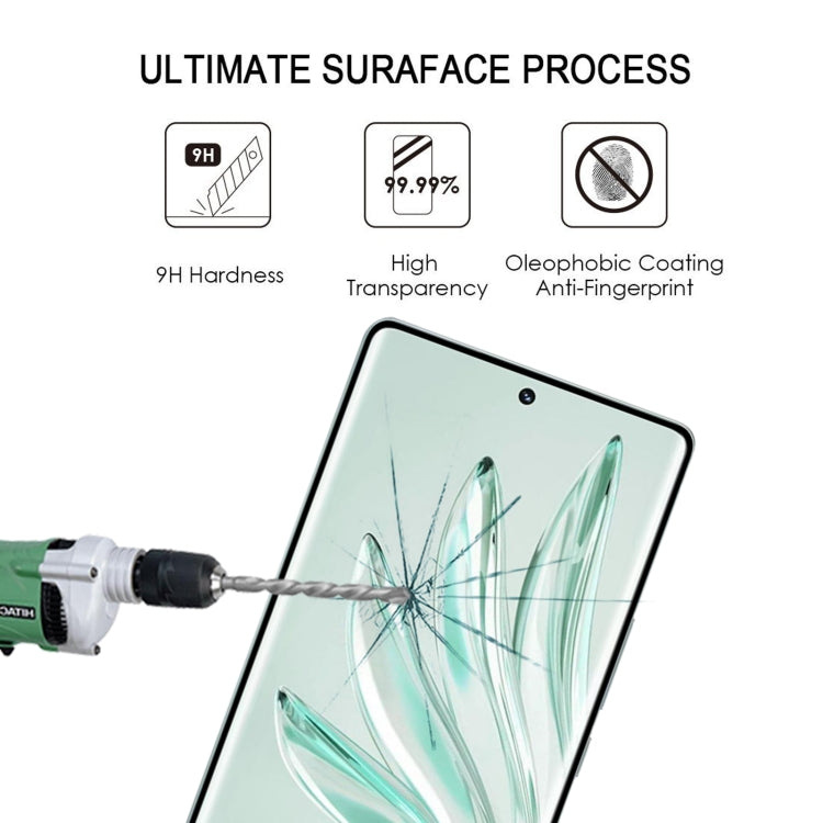 3D Curved Edge Full Screen Tempered Glass Film For Honor 70 Pro / 70 Pro+