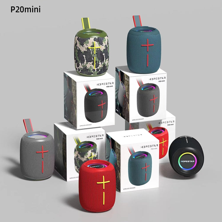 Altavoz Bluetooth Hopestar P20 Mini Inalámbrico Impermeable (Rojo)