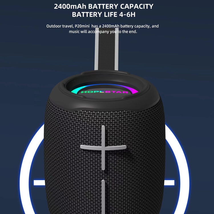 Altavoz Bluetooth Hopestar P20 Mini Inalámbrico Impermeable (Azul)