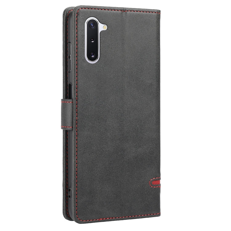 Para Samsung Galaxy Note10 Classic Wallet Flip Leather Case (negro)