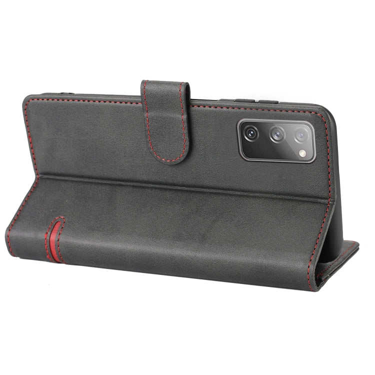 Para Samsung Galaxy S20 Fe Classic Wallet Flip Leather Case (negro)