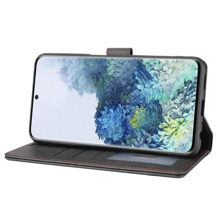 Para Samsung Galaxy S20+ Classic Wallet Flip Leather Case (negro)