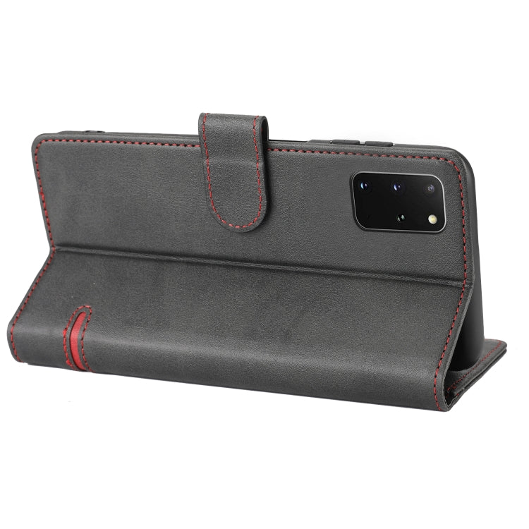 Para Samsung Galaxy S20+ Classic Wallet Flip Leather Case (negro)