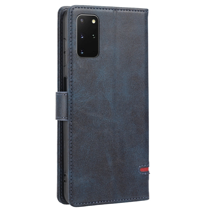 Para Samsung Galaxy S20+ Classic Wallet Flip Leather Case (azul)