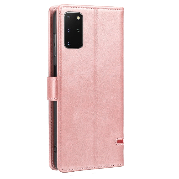 Para Samsung Galaxy S20+ Classic Wallet Flip Leather Case (rosa)
