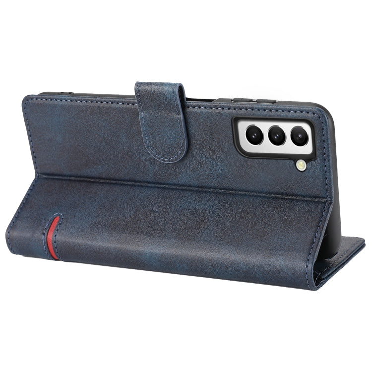 Para Samsung Galaxy S21+ 5G Classic Wallet Flip Leather Case (azul)