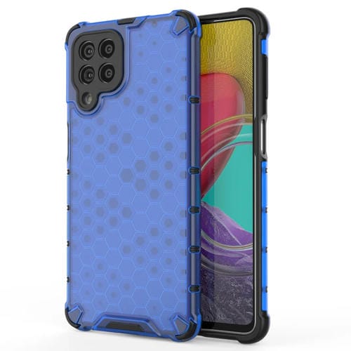 Para Samsung Galaxy M53 5G Amplia Honeycomb PC + TPU Telephip (azul)