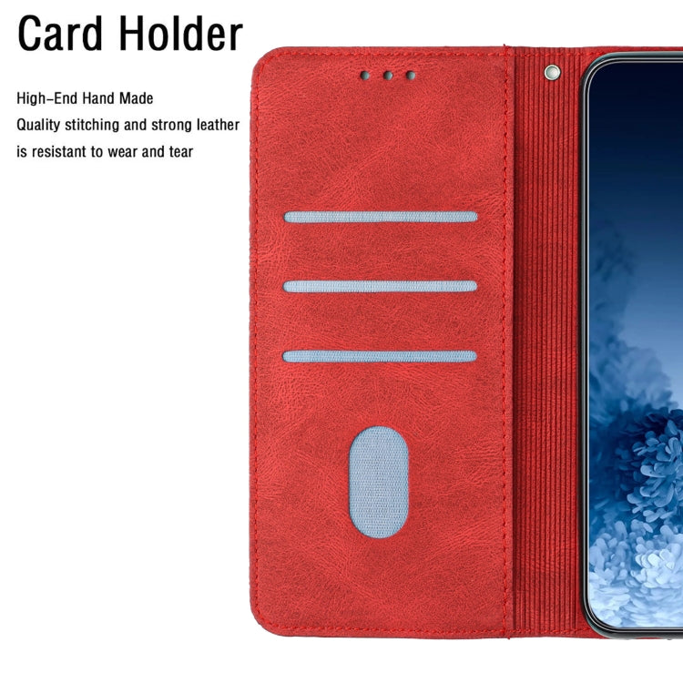 Para Samsung Galaxy A31 Mandala Flip Flip Leather Case (rojo)