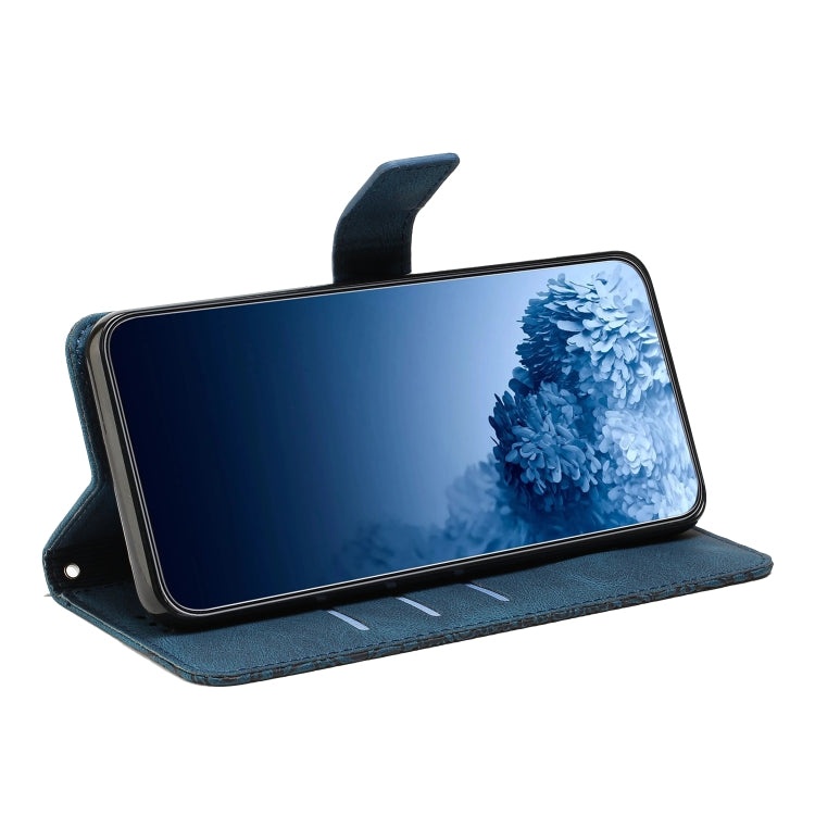 Para Samsung Galaxy A51 4G Mandala Flip Flip Leather Case (azul)